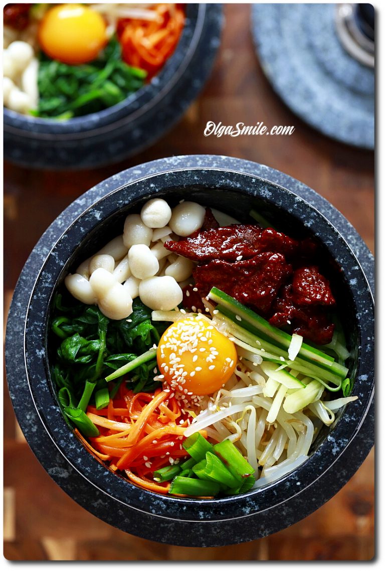 BIBIMBAP przepis Olga Smile