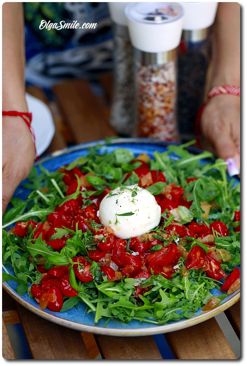 BURRATA Z POMIDORKAMI