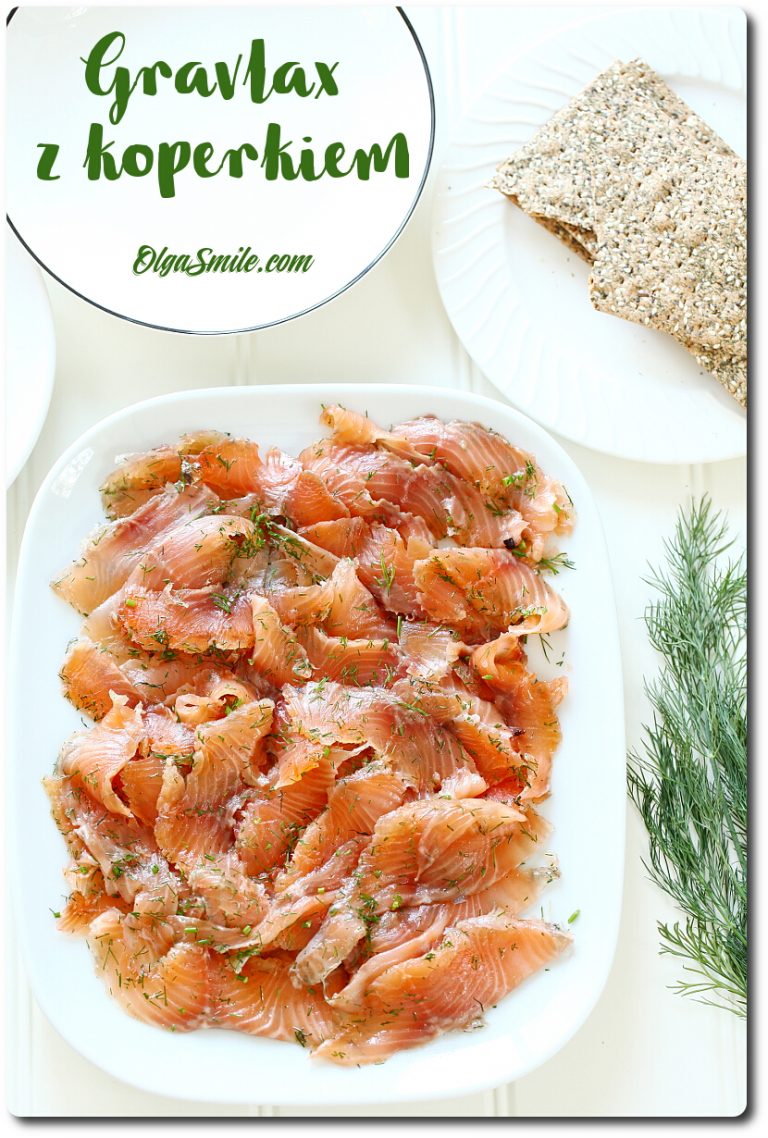 ŁOSOŚ MARYNOWANY GRAVLAX przepis Olga Smile