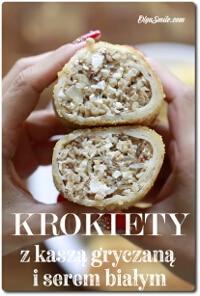 KROKIETY Z KASZĄ GRYCZANĄ I SEREM