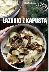 ŁAZANKI Z KAPUSTĄ