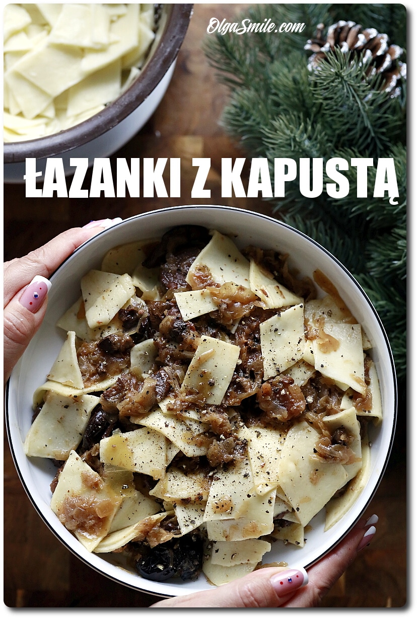 ŁAZANKI Z KAPUSTĄ