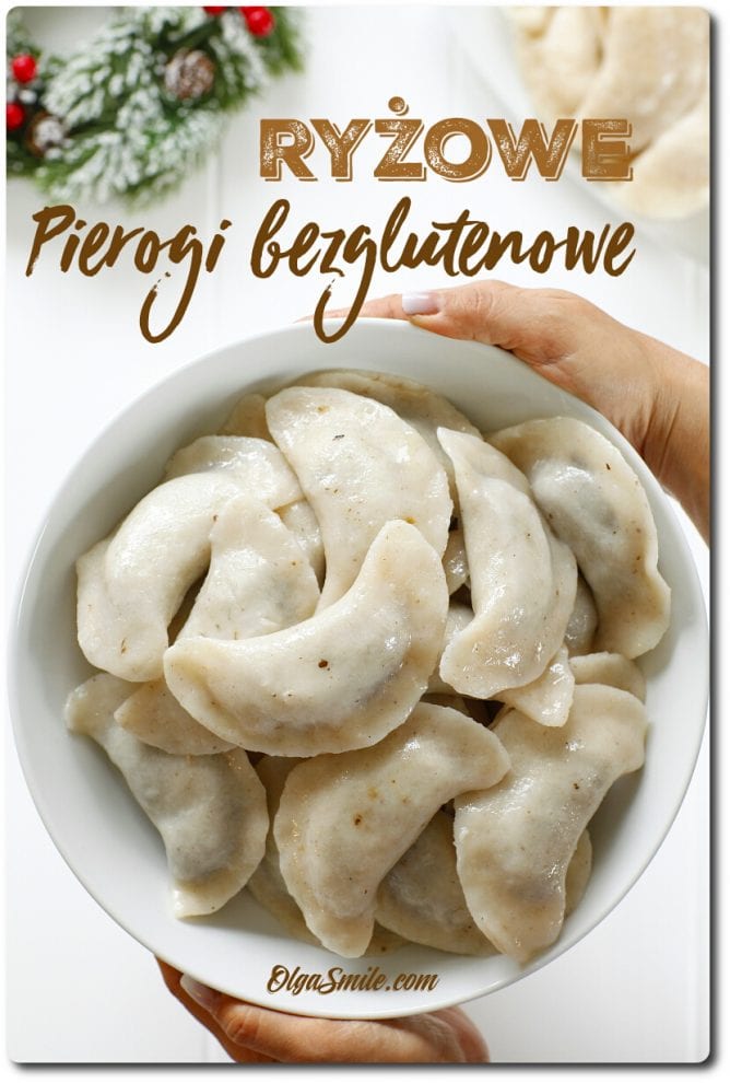 PIEROGI BEZGLUTENOWE RYŻOWE przepis Olga Smile