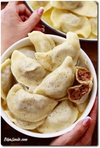 PIEROGI Z MIĘSEM WOŁOWYM