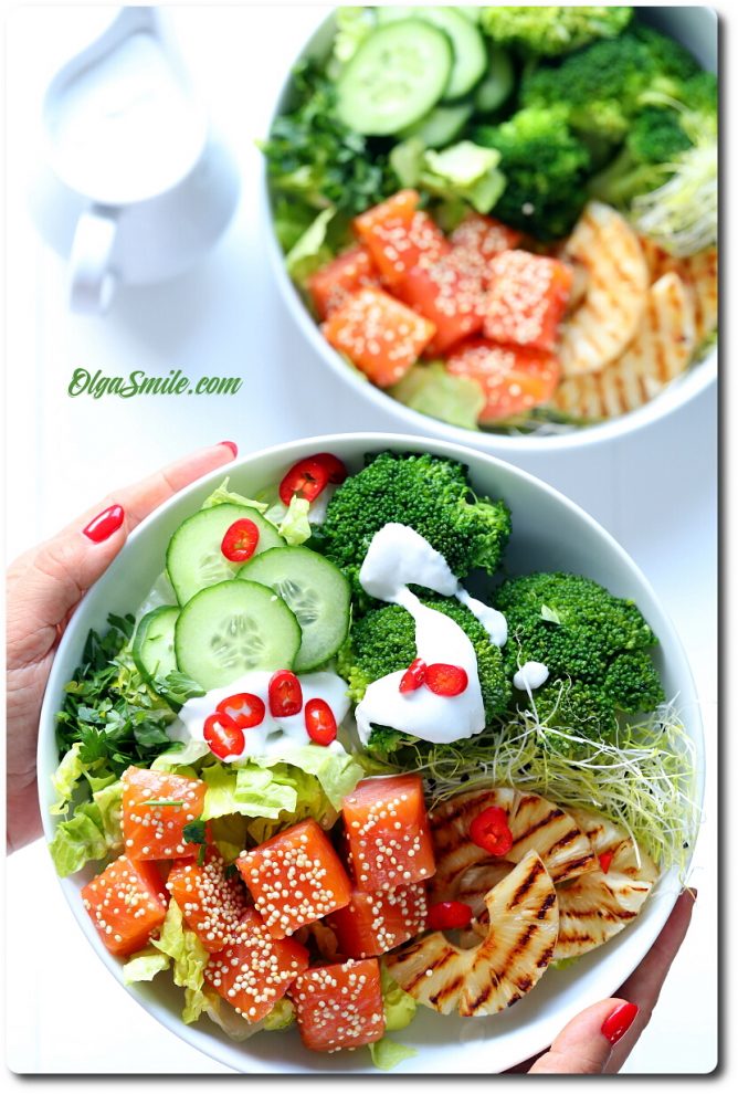 POKE BOWL przepis Olga Smile