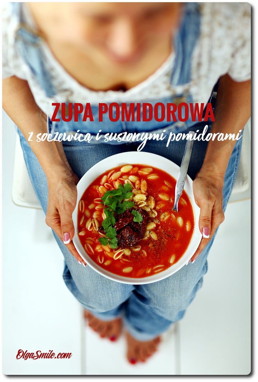 Zupa pomidorowa z soczewicą